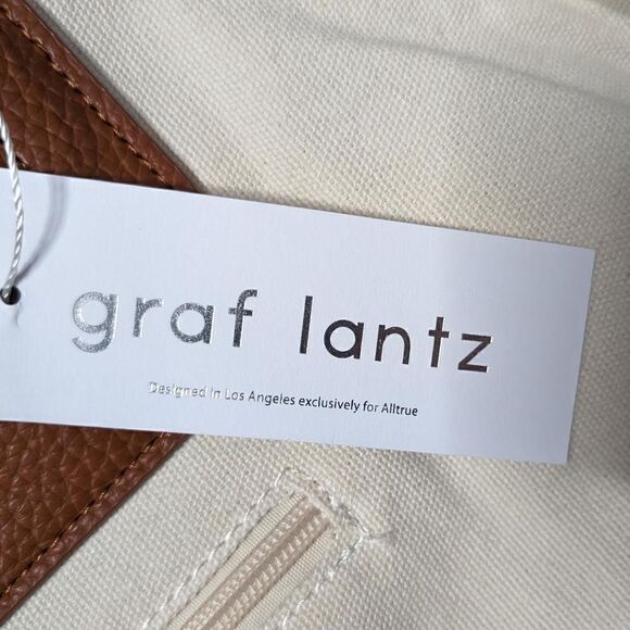 Graf Lantz Carry-On Travel Weekender Tote Bag Tan - Picture 5 of 7